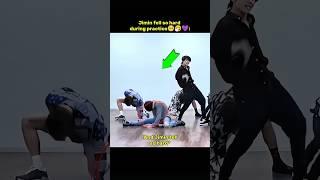 When Jimin fell so hard during dance practice #bts #kpopedit #jimin #jiminbts #kpop #btsshorts