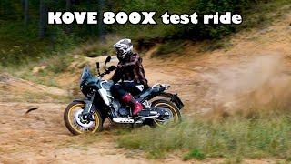 KOVE 800X Test ride, review , Top speed