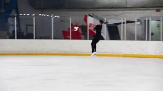 Анастасия Гулякова, тренировка тройного акселя (Triple axel practice by Anastasiya Gulyakova)