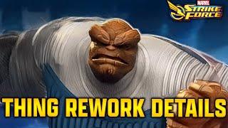 THING REWORK DETAILS - HUMAN TORCH REWORK - MARVEL Strike Force - MSF