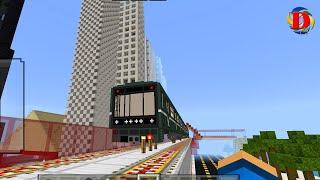 Приехал в Дубай и покатался в МЕТРО  В МАЙНКРАФТ - SUBWAY Dubai IN MINECRAFT