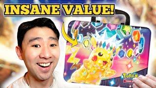 *NEW POKEMON FALL COLLECTOR CHESTS ARE ABSOLUTELY INSANE! SURGING SPARKS AND MORE!