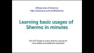 Using Shermo code to conveniently evaluate various thermodynamic data