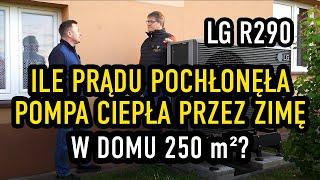 ŻAŁUJE zakupu pompy ciepła?! Ile energii zużyła pompa LG Therma V R290 12kW przez całą zimę?!