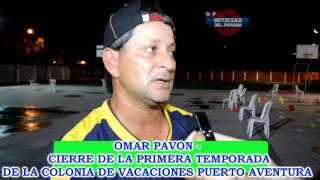 OMAR PAVON   PROFESOR DE LA COLONIA PUERTO AVENTURA   CIERRE PRIMER GRUPO