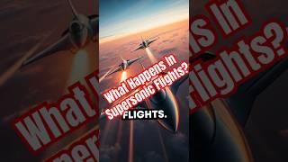 What Happens In Supersonic Flights #science #history #viralvideo #facts #didyouknow #aviation