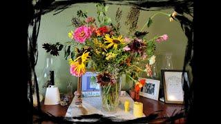 Flower Arranging from the Gardens