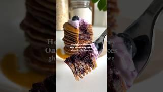 Healthy Breakfast Idea: Blueberry Pancakes #healthyrecipes #glutenfree #breakfastideas