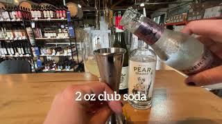 New Deal Distillery Pear Moscato Spritz Tutorial