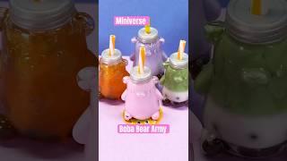 Miniverse Boba 🩷 #shorts #miniverse #boba #minis #minis #miniversemakeitminifood