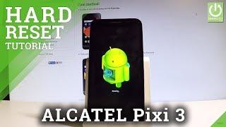 ALCATEL Pixi 3 FACTORY RESET / Delete Data in ALCATEL