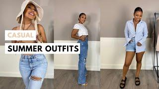 SUMMER OUTFIT IDEAS | CASUAL AND NEUTRAL SUMMER OUTFITS