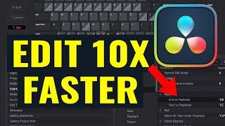 How To Edit 10x Faster In DaVinci Resolve | Custom Keyboard Shortcuts