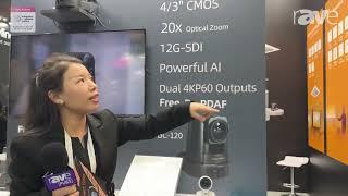 ISE 2024: iSmart Video Shows 4KP60 PTZ Camera with Lecture Tracking, Auto-framing and Gesture Contro