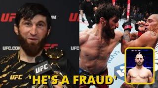 Magomed Ankalaev on MASSIVE RANT after beating Alex Pereira at UFC 313