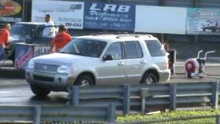 Matt's Turbo Mountianeer island dragway 6-19-09