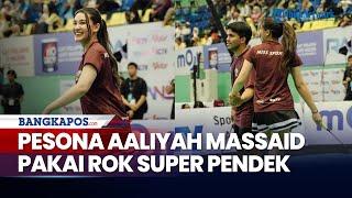 Aaliyah Massaid Pamer Paha Mulus Pakai Rok Super Pendek di Lapangan Badminton