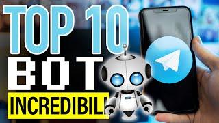 TOP 10 NUOVI migliori BOT Utili per Telegram!