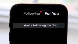 How To FIX TikTok "Following Too Fast" Error! (2021)