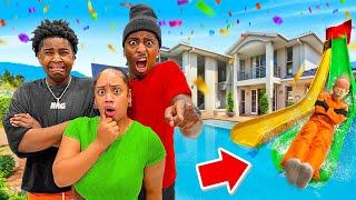 We Had A MEGA MANSION Summer POOL Party & CREEPY MAN Crashed It…