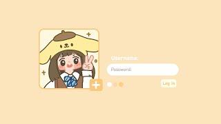 Free Cute Login Intro +Notepad | No Text | ThatsLyra