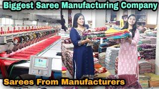 Saree Manufacturer In Surat / Saree Manufacturing Factory Process / Saree Manufacturing Business