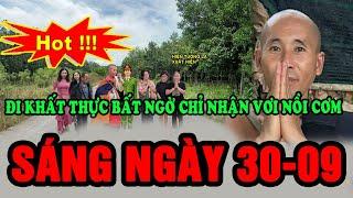 Tin Nóng: Ngày 30-9 Thầy Minh Tuệ đi khất thực "XÓT XA" thầy nhặt '' Đồ Ăn Rơi Xuống Đất '' ai cũng.