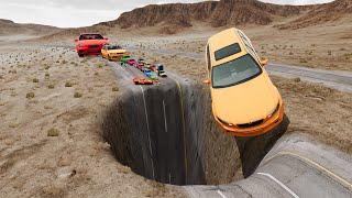  BIG & SMALL CARS vs GIANT PIT #51 ️ – BeamNG.drive Carnage | Impala BeamNG