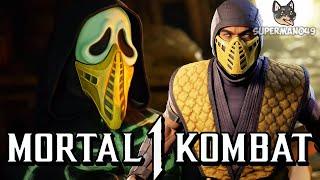 THE AMAZING SCORPION GHOSTFACE! - Mortal Kombat 1: "Ghostface" Gameplay (Ghostface DLC)