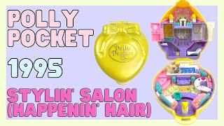 TOY TOUR: 1995 Stylin' Salon (Happenin' Hair Collection) | Vintage Polly Pocket Collection