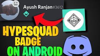 How to Join HypeSquad On DISCORD with PHONE - How to get HypeSquad Badge in Discord on Android Phone