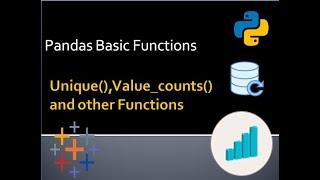 Pandas unique , value count and other Functions !! Data Science