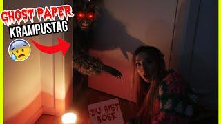 never play the GHOST PAPER ritual challenge on KRAMPUS DAY before St. Nicholas and 2nd Advent