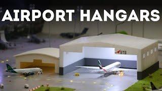 Adding REALISTIC Aircraft Hangars To My Model Airport