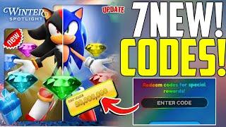  UPDATE  NEWSONIC SPEED SIMULATOR ROBLOX CODES 2024 - SONIC SPEED CODES