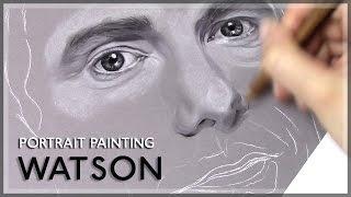 John Watson (Martin Freeman) - "Sherlock" |  Speed Art Pastel Painting Drawing 