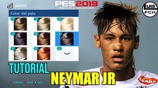 TUTORIAL COMPLETO | COMO CREAR A NEYMAR JOVEN EN PES 2019 | HOW TO CREATE | FACE & STATS | LuisFCH