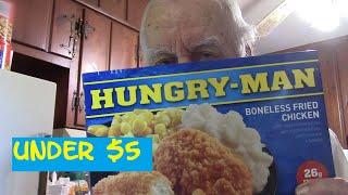 Hungry Man Under $5 Meal Plus Cabbage Salad
