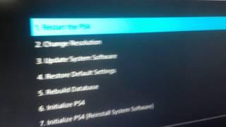 Installing new PS4 hard drive or installing new firmware with usb.