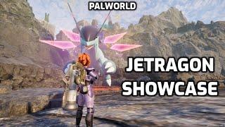 Palworld: Jetragon Showcase | Hard Mode Victor & Saya | Bellanoir Libero (Ultra) & Blazamut Ryu