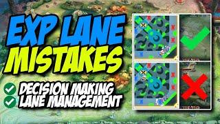 WORST EXP LANE MISTAKES || MOBILE LEGENDS GAME GUIDE