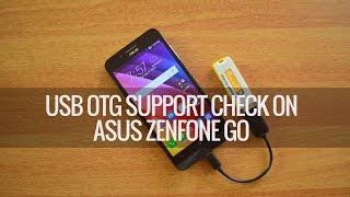 USB OTG Support Check on ASUS Zenfone Go | Techniqued