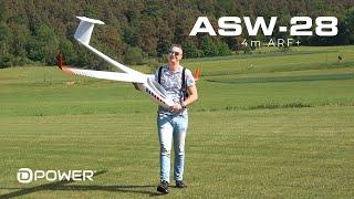 ASW-28 4m von D-Power | voll-GFK Segler