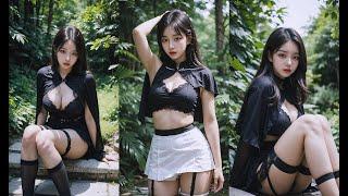 [4k AI 룩북] 미니멀한 망토 휘날리는/minimal cape fluttering LOOKBOOK