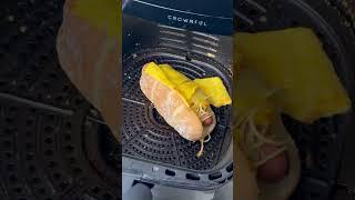 This Spaghetti Hot Dog is INSANELY Cheesy!  #youtubeshorts #foodhacks #viral #yum #recipe