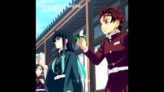 Muichiro with Tanjiro vs Muichiro with the others|kny season 4 ep 4|#tokito #tanjiro #kny#shorts