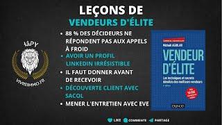 Vendeur d'élite de Michael Aguilar Les techniques et secrets dévoilés des meilleurs vendeurs