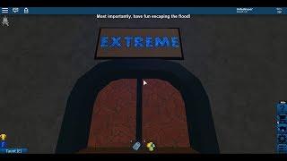 ROBLOX-Flood Escape 1:Extreme Mode Room 1 and Room 2 Gameplay(With Major Shortcuts)