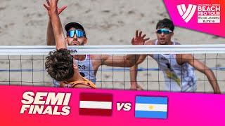 Plavins/Fokerots vs. Capogrosso/Capogrosso - Semi Final Highlights | Rio de Janeiro 24 #BeachProTour