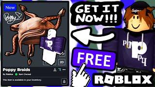 FREE ACCESSORIES! HOW TO GET Poppy Braids & Poppy Flux Shirt! (ROBLOX POPPY FLUX EVENT)